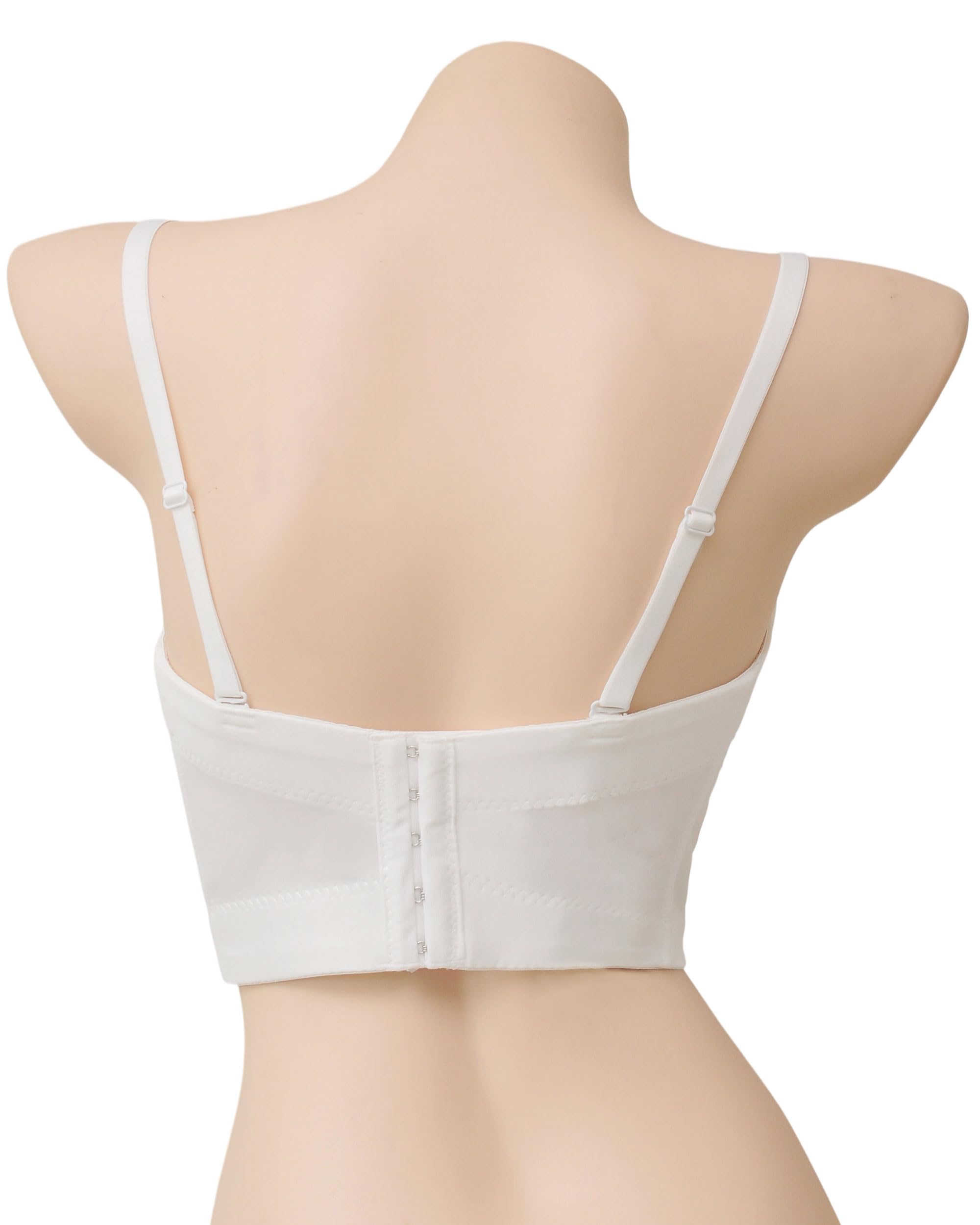 ROYAL SMEELA Top Corsé Corto Blanco para Mujeres Bustier Corse Tirantes Mujer Corsés y Bustiers Adulto
