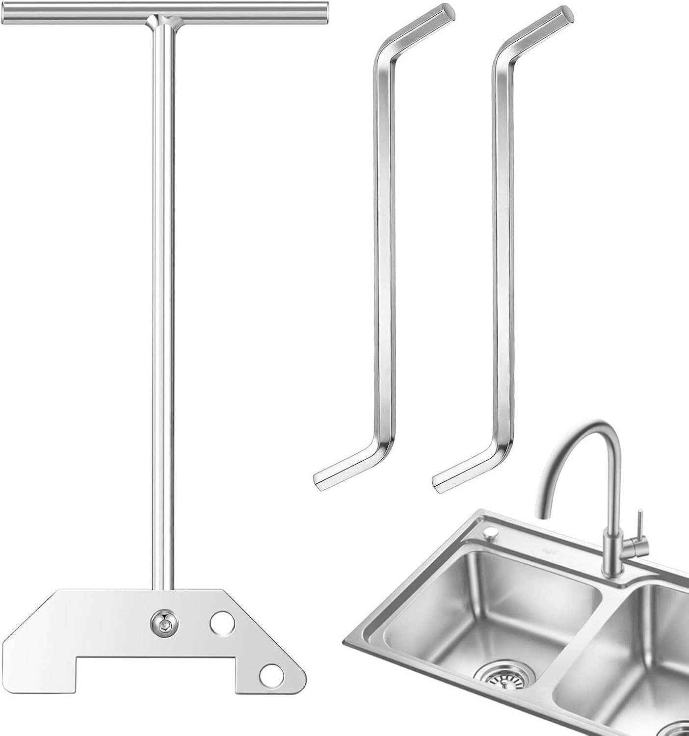 Garbage Disposal Wrench Tool Metal Directly Dislodge Clogs Jams