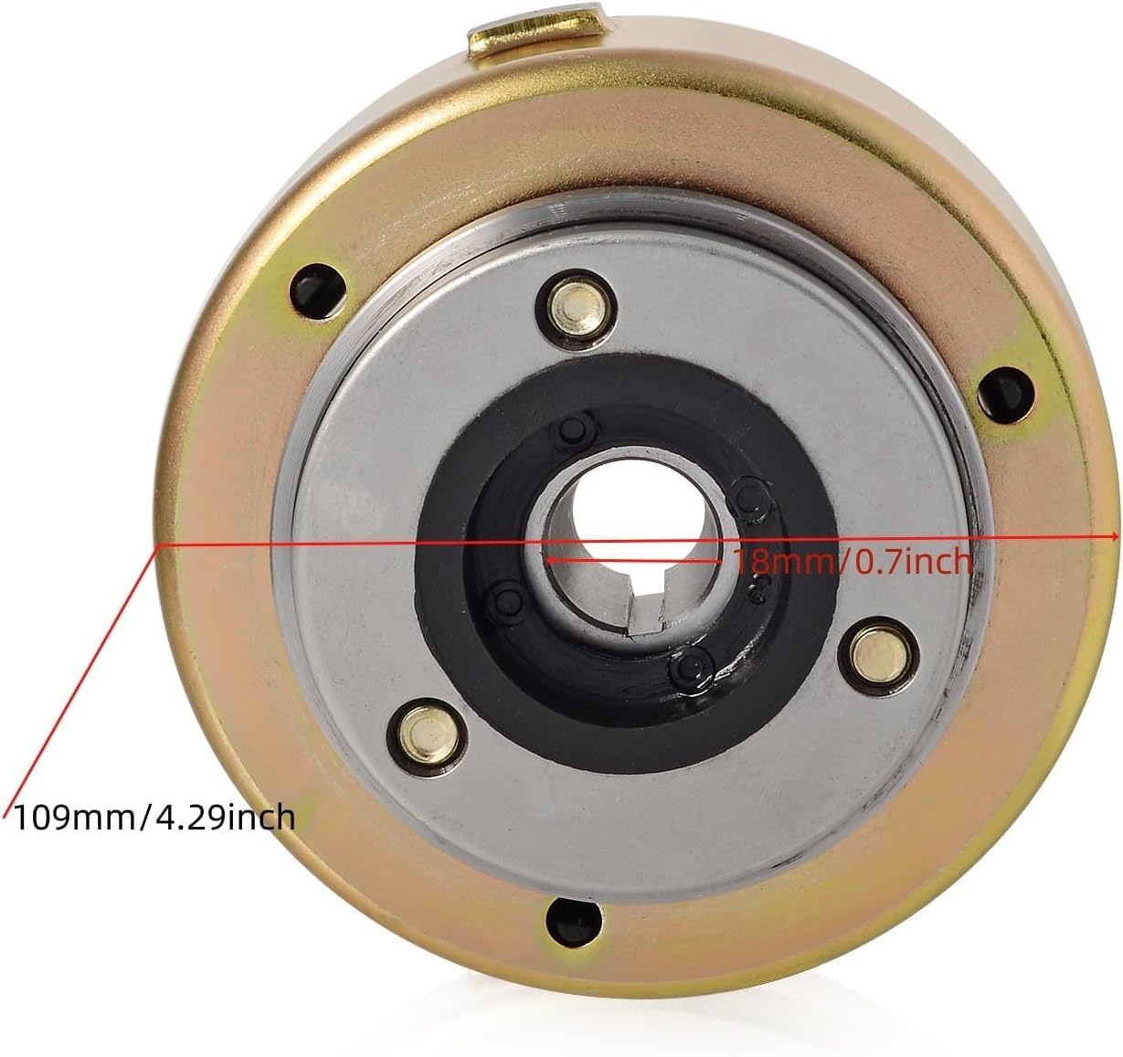 6 Coils Magneto Flywheel Roller,coolster 125cc atv parts,Magneto Flywheel Replacement Fit For 90cc 110cc 125cc Pit Pro Quad Dirt Bike ATV Buggy Motorcycle