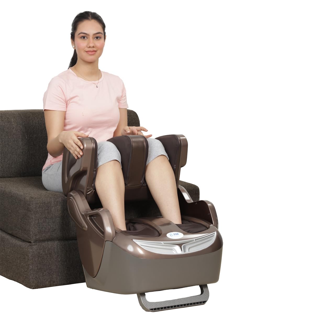JSB HF60 Shiatsu Massager for Leg Pain Relief with Heat (AC Powered) (Black)-image-14
