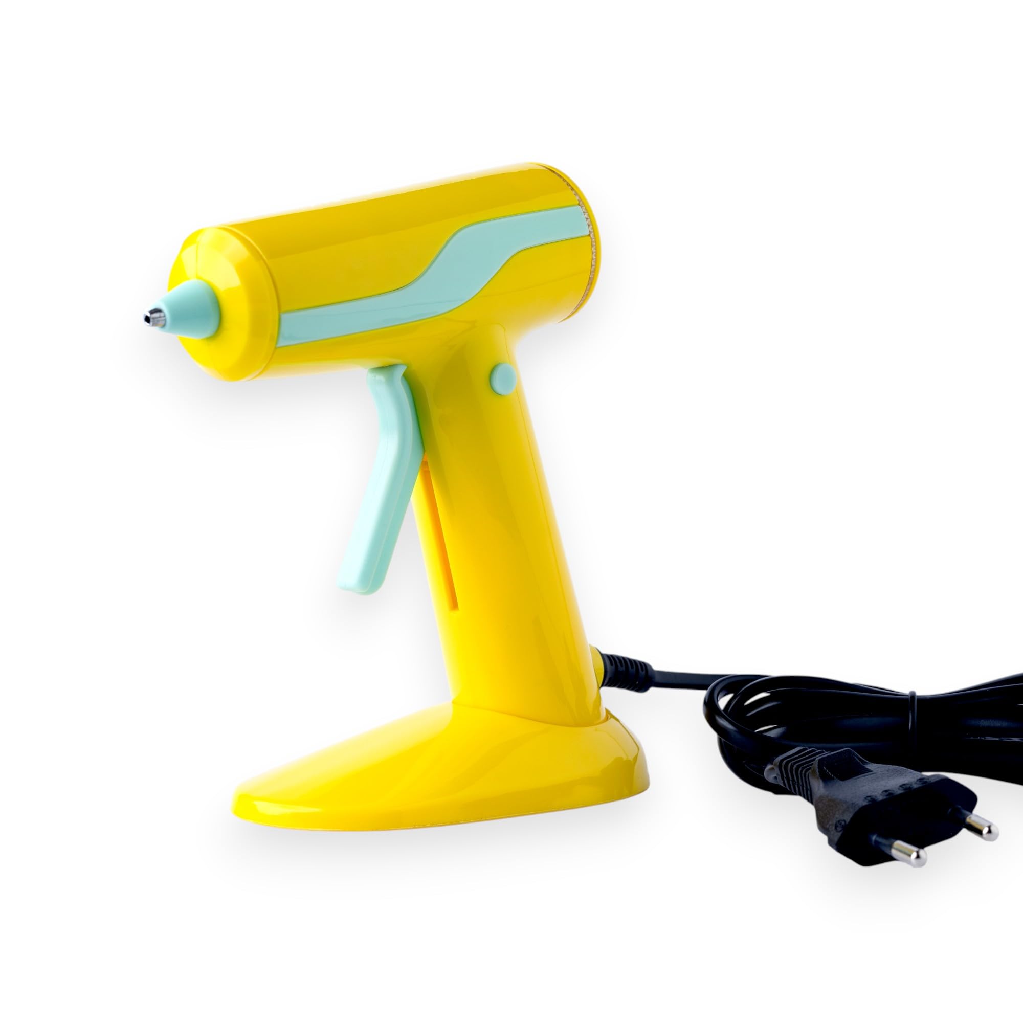 Mario 30W Hot Melt Glue Gun with Magnetic Base & 360° Placement, Quick Heating for DIY Crafts & Repairs, Ergonomic Handle, Stable Operation – Yellow, Includes 5 Glue Sticks – MI-212-image-22