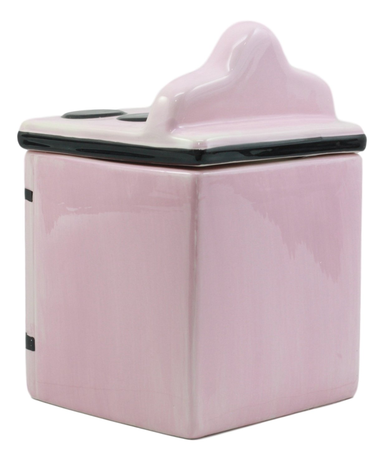 Vintage Pink Oven Cookie Jar - Ceramic Kitchen Decor -4