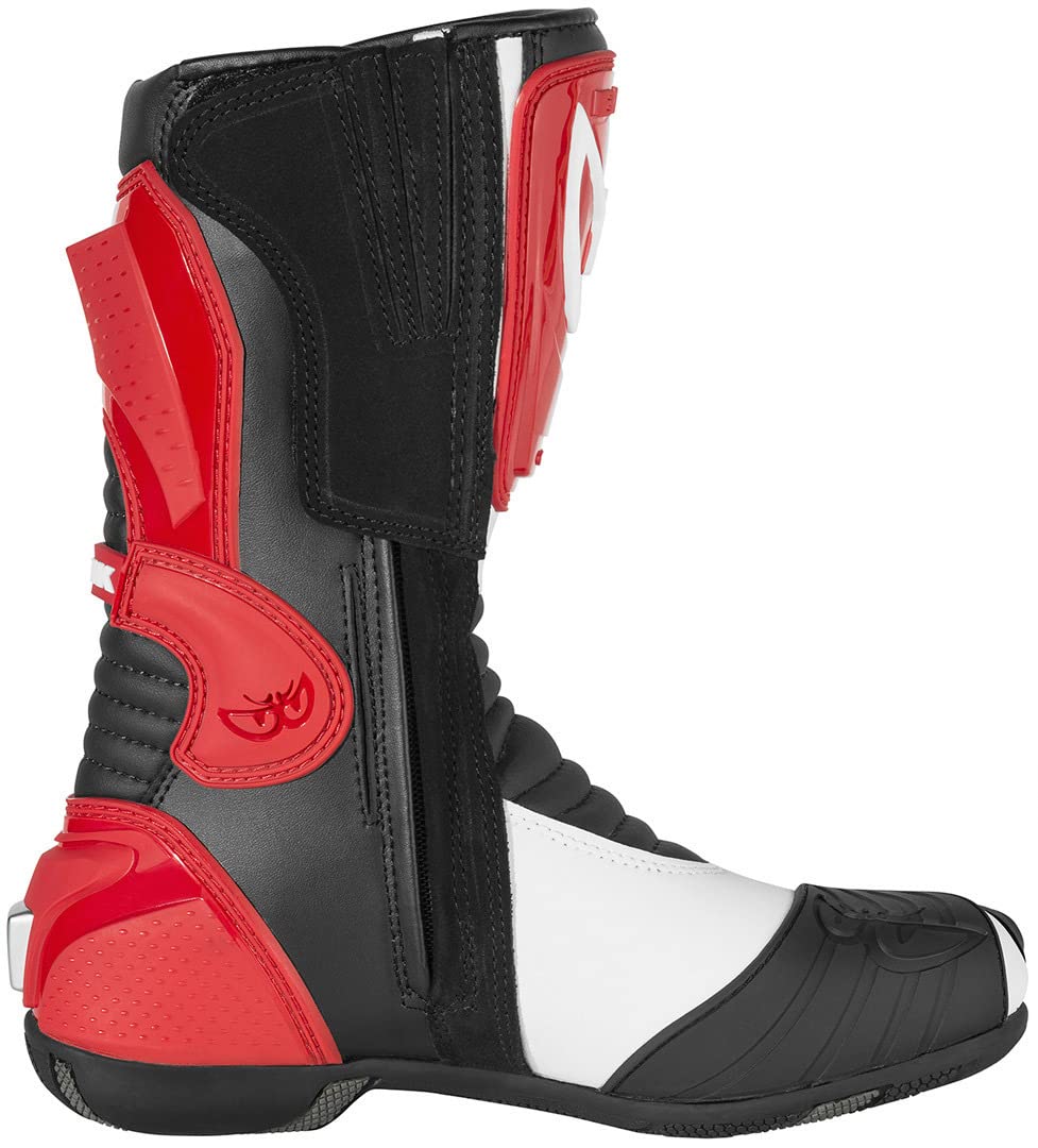 Berik Losail Motorradstiefel, rot, 48 | Leder