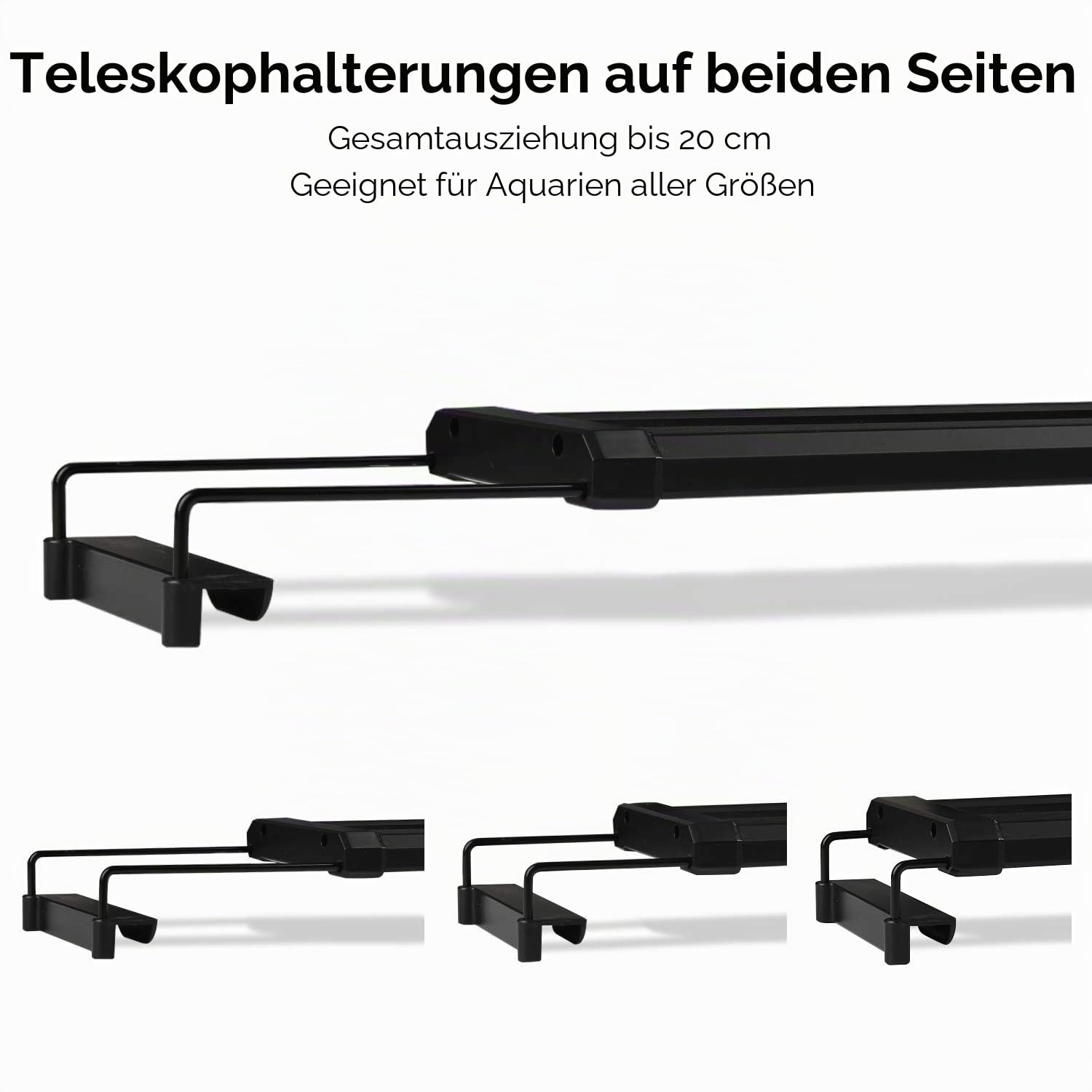 Sonnewelt 36W Aquarium LED Beleuchtung, RGB Spectrum Aquarium Lampe für 87-110cm Wasserpflanzen und Süßwasser-Aquarien, Dimmbare