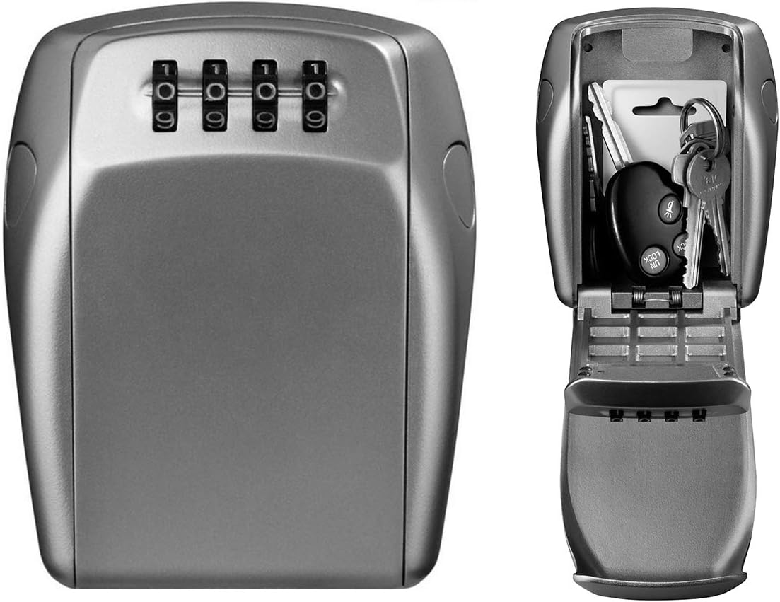 MASTER LOCK Certified Key Safe [Reinforced Security] [CNPP Certification] [Weatherproof - Outdoor] [Wall Mounted] - 5415EURD - Key Lock Box, Medium