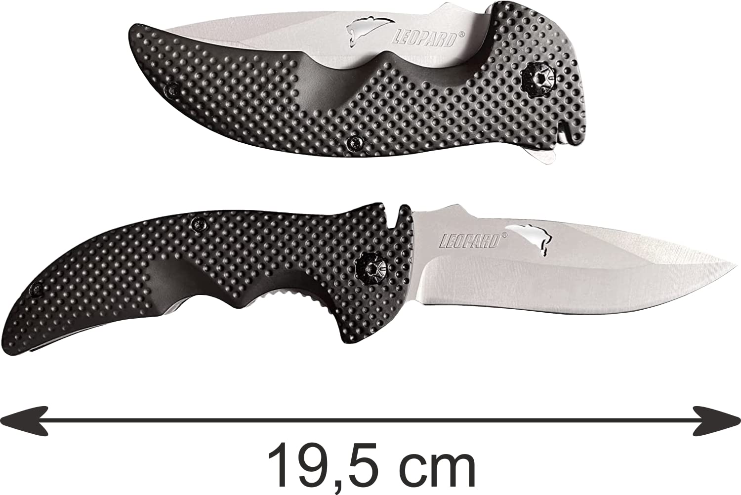 Couteau Pliant Personnalisé Prénom Gravé LEOPARD - Cadeau Homme Anniversaire Fête des Pères Noël