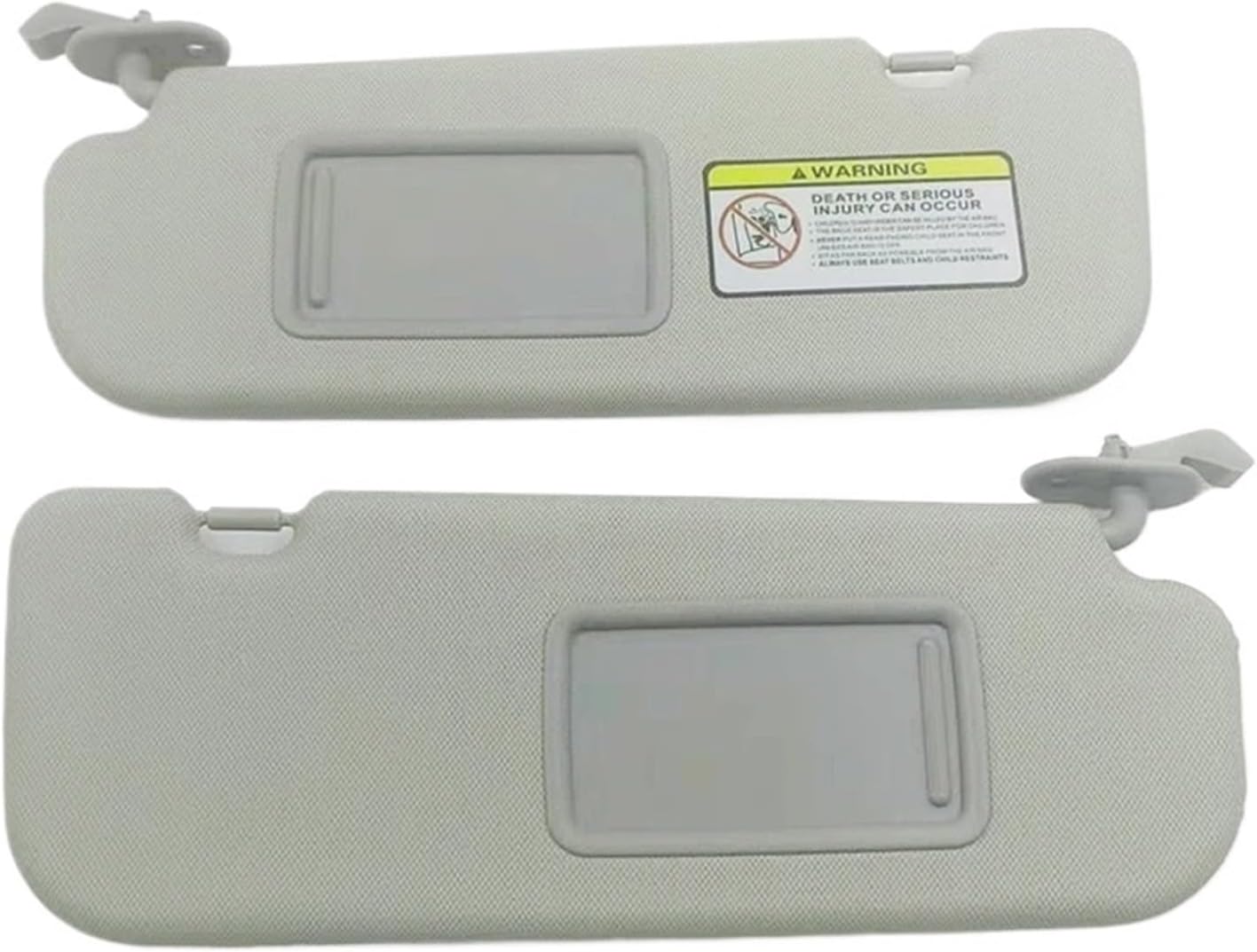 ンバイザー 車用バイザー修理部品 グレー 左右交換 取り付け簡単