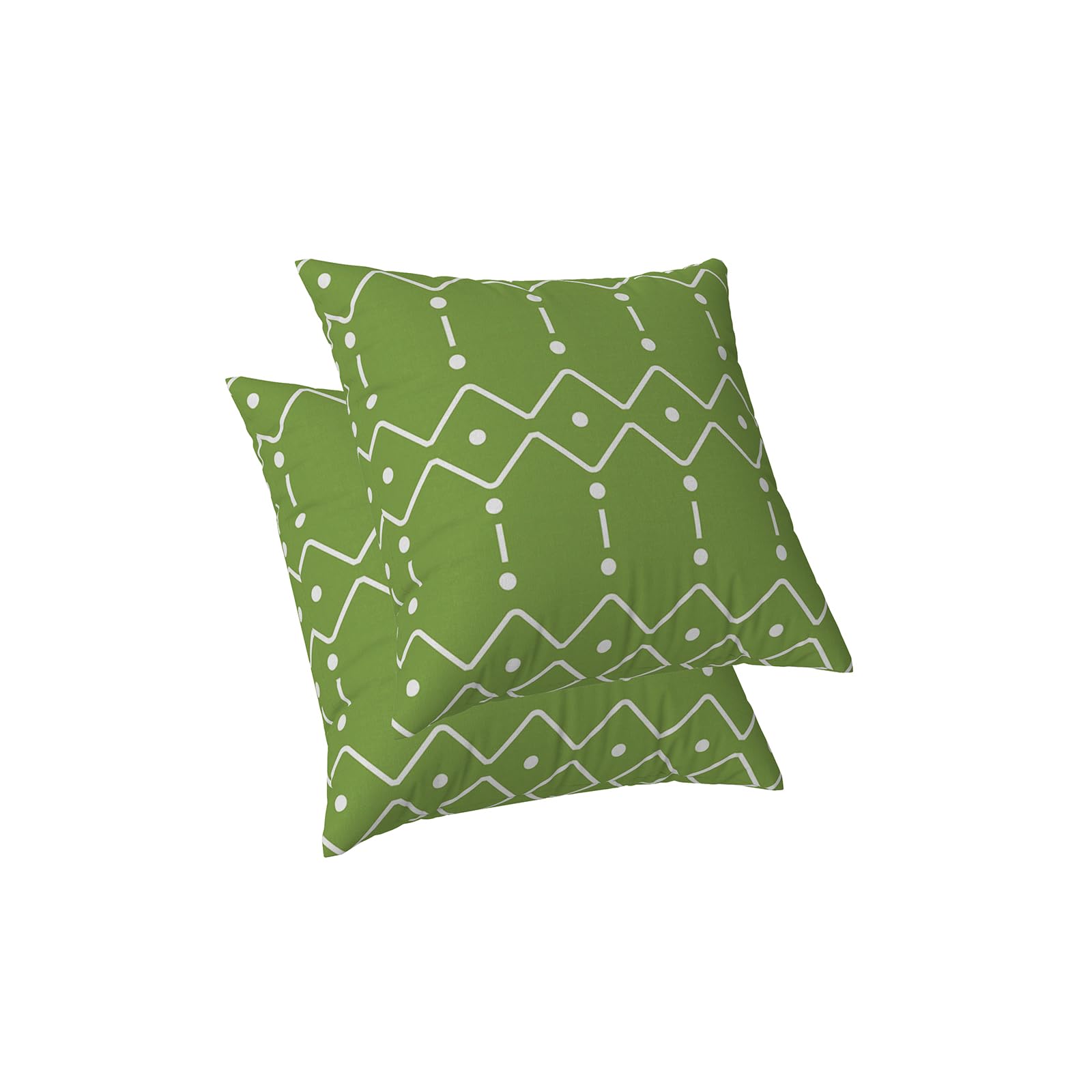 ggaimwf Geometric Pillow Cases 2 Pack Geometric Pattern Light Green Cushion Covers Abstract Pillow Covers Modern Cushions Covers for Sofa Living Room Home Decor Square Cushions 50x50cm