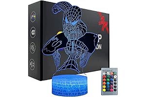 Spiderman Night Light Projector for Kids, Superhero Gifts Toys for Boys