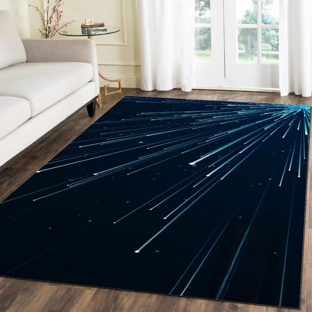 Tapis salon grande taille pour canapé moderne déco salon chaleureux et chambre parentale 160x200