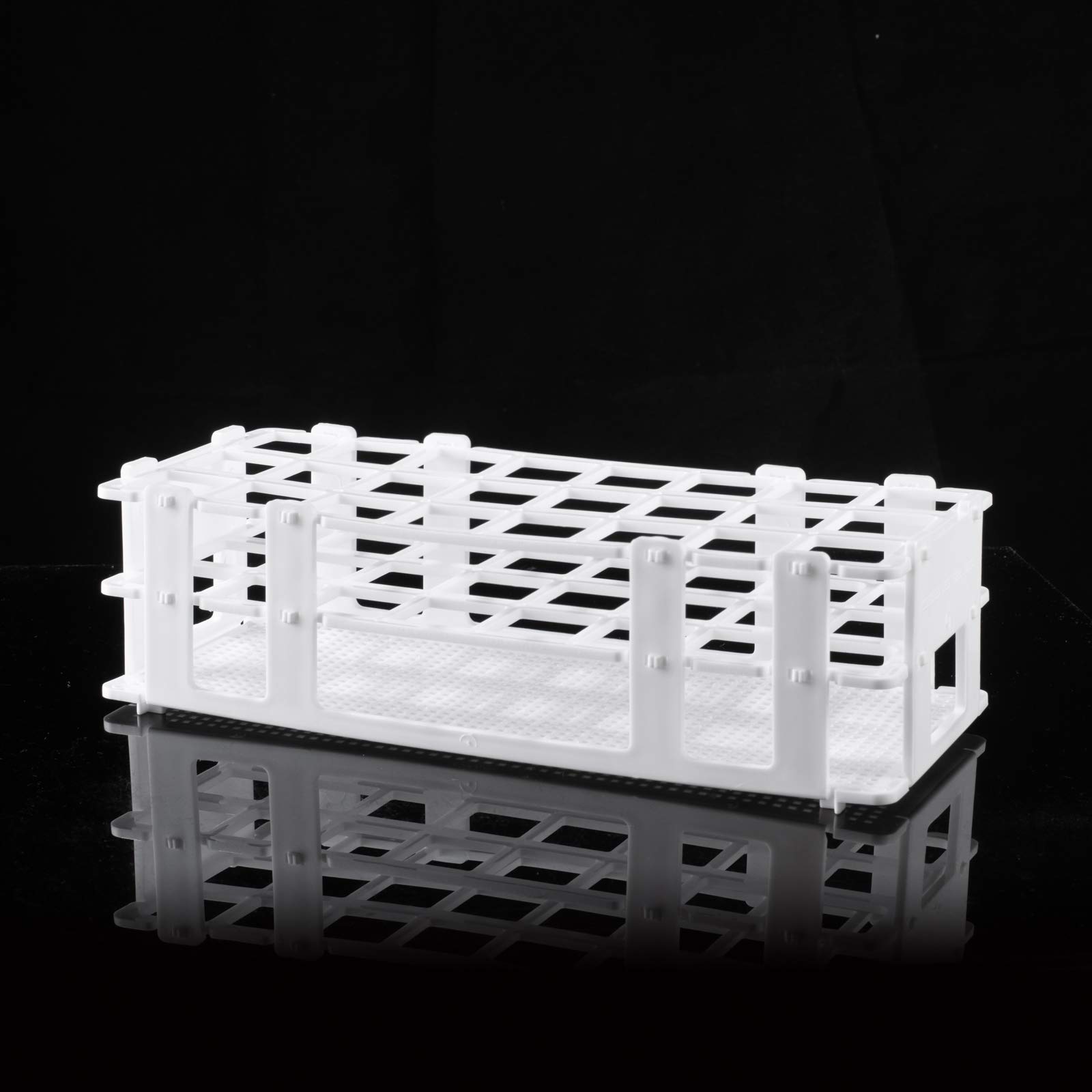 Condition photo showing Good Condition for Eowpower Plastic Lab Test Tube Rack Storage Stand Holder Detachable for 25mm Test Tubes, 24 Holes Pack of 1
