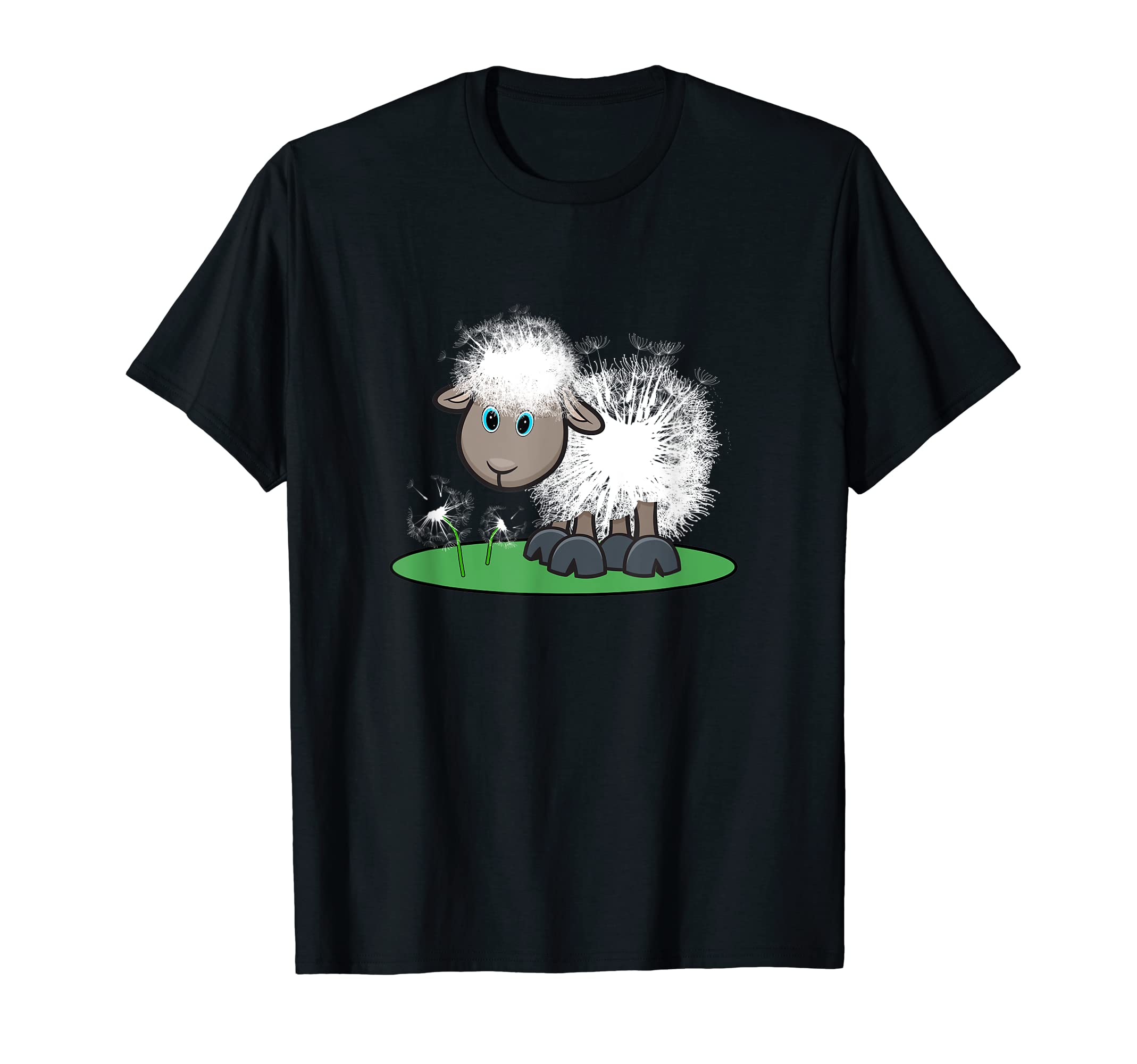 Sheep fun dandelion funny and wittyT-Shirt