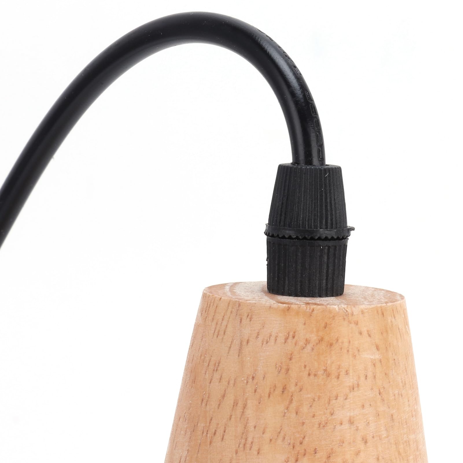 Fdit Wisząca z oprawką E27, 16cm Drewniana Podstawa, 1 Sztuka, for Salon