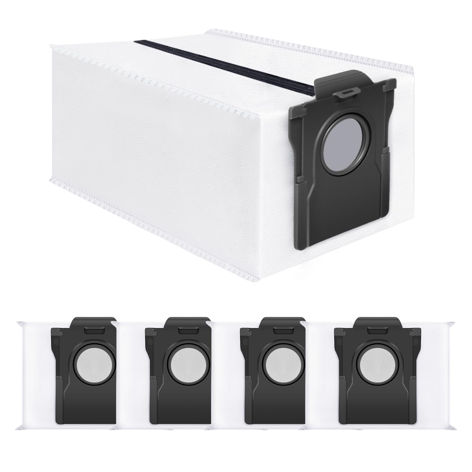 Bluearks 5 Stück für L10s Pro Ultra Heat/L10s Ultra Gen 2/L40/X40/X50/L50 Ultra Staubsaugerroboter, 3,2 Liter Fassungsvermögen, wiederverwendbar, 9 Wochen