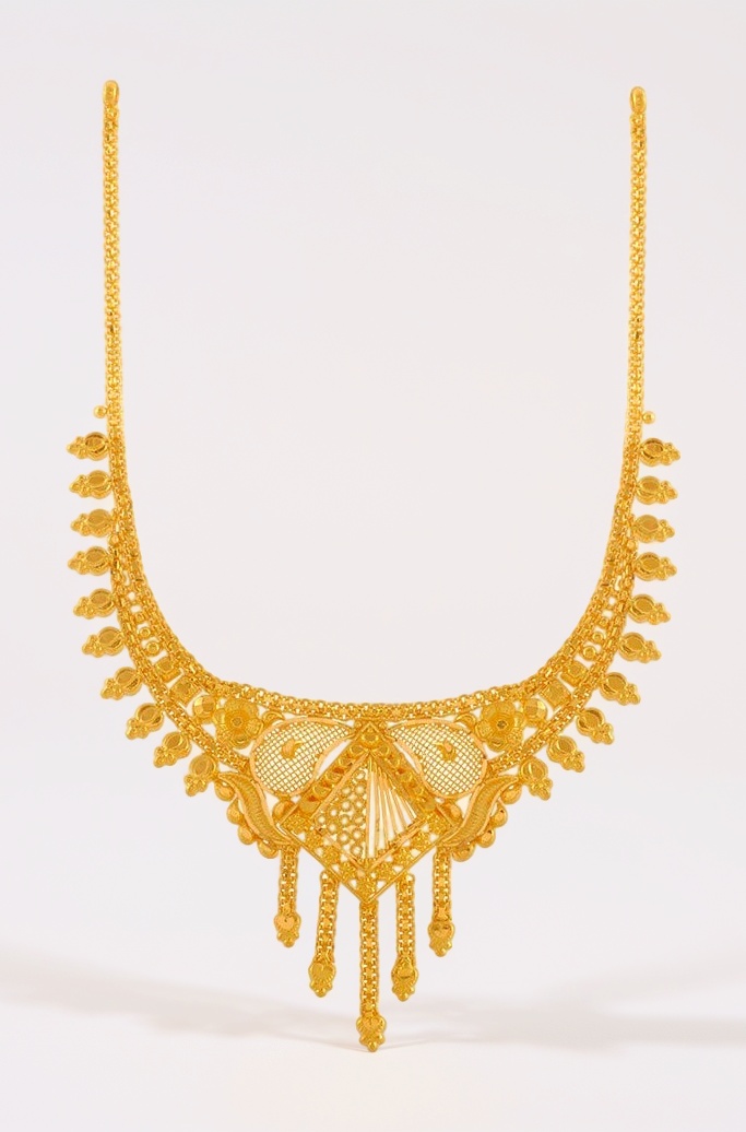 22k (916) Yellow Gold Necklace for Women - 8.91 Gram