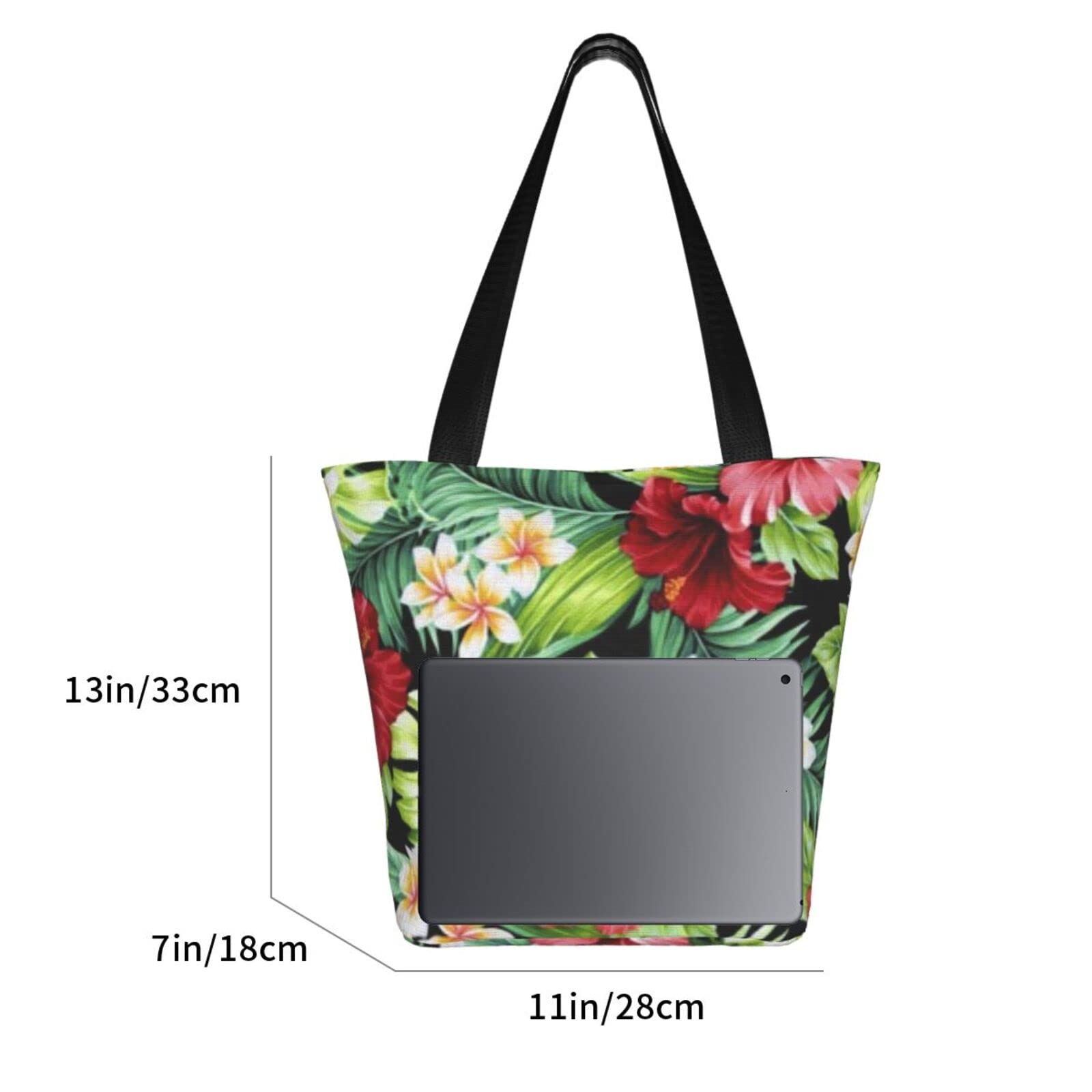 Amazon.co.jp: トートバッグ ハイビスカス 葉 花柄 沖縄 エコバッグ 