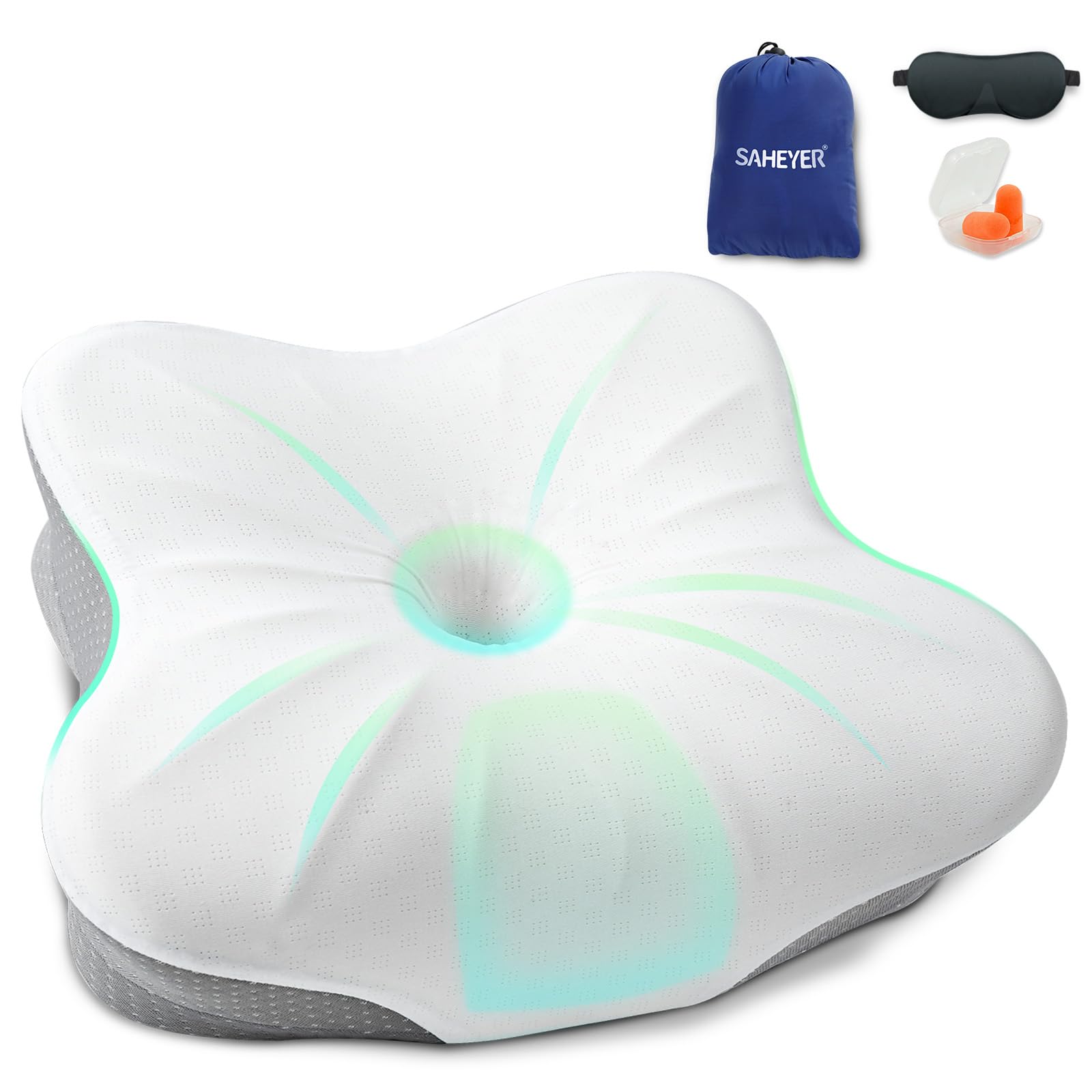 saheyer oreiller de voyage gonflable