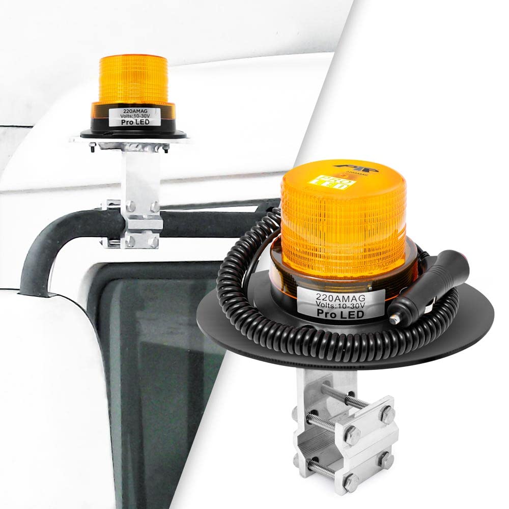 Amazon.com: Pro LED 220AMAG Amber Mini Warning Light, Magnet Mount