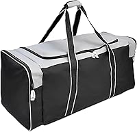 Jetstream 36 Inch Heavy Duty Waterproof Duffel Bag - Multi-Pocket Gym Hockey Travel Sports Gear Bag