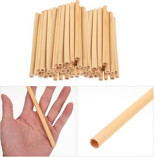 Miniatura 6 de POPETPOP 50 tubos de abeja masón, tubos de abeja de caña natural, tubos de abeja, tubos de anidación de abejas