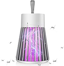 McFarlane Mosquito Insect Bug Zapper Trap Killer LED Lamp, Electronic Mosquito Killer Machine Trap Lamp-Mosquito Killer Lamp for Home, Electric Machar Mosquito Killer Repellent Machine (Roundd)