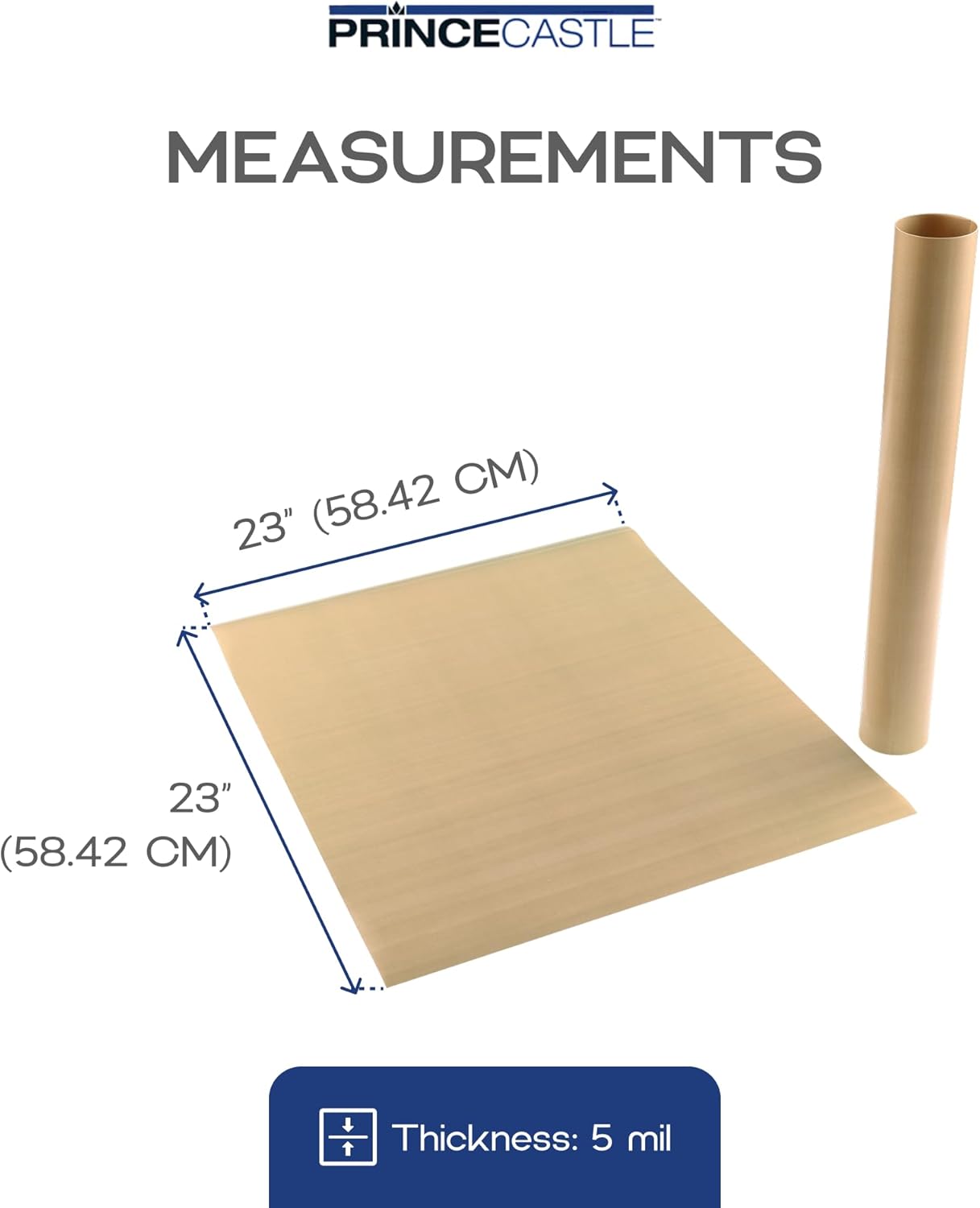Prince Castle Release Sheets for 297 Series Contact Toasters, 5 mil Thick (2-pack) - Non-Stick Baking Sheets and Commercial Toaster Liner for Bread, Buns, and More