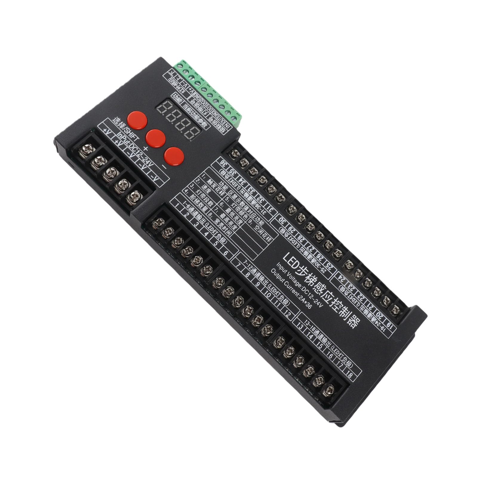 Controller Intelligente del Sensore di Movimento della Luce delle Scale LED 12V-24V per la Casa e L'hotel Materiale ABS