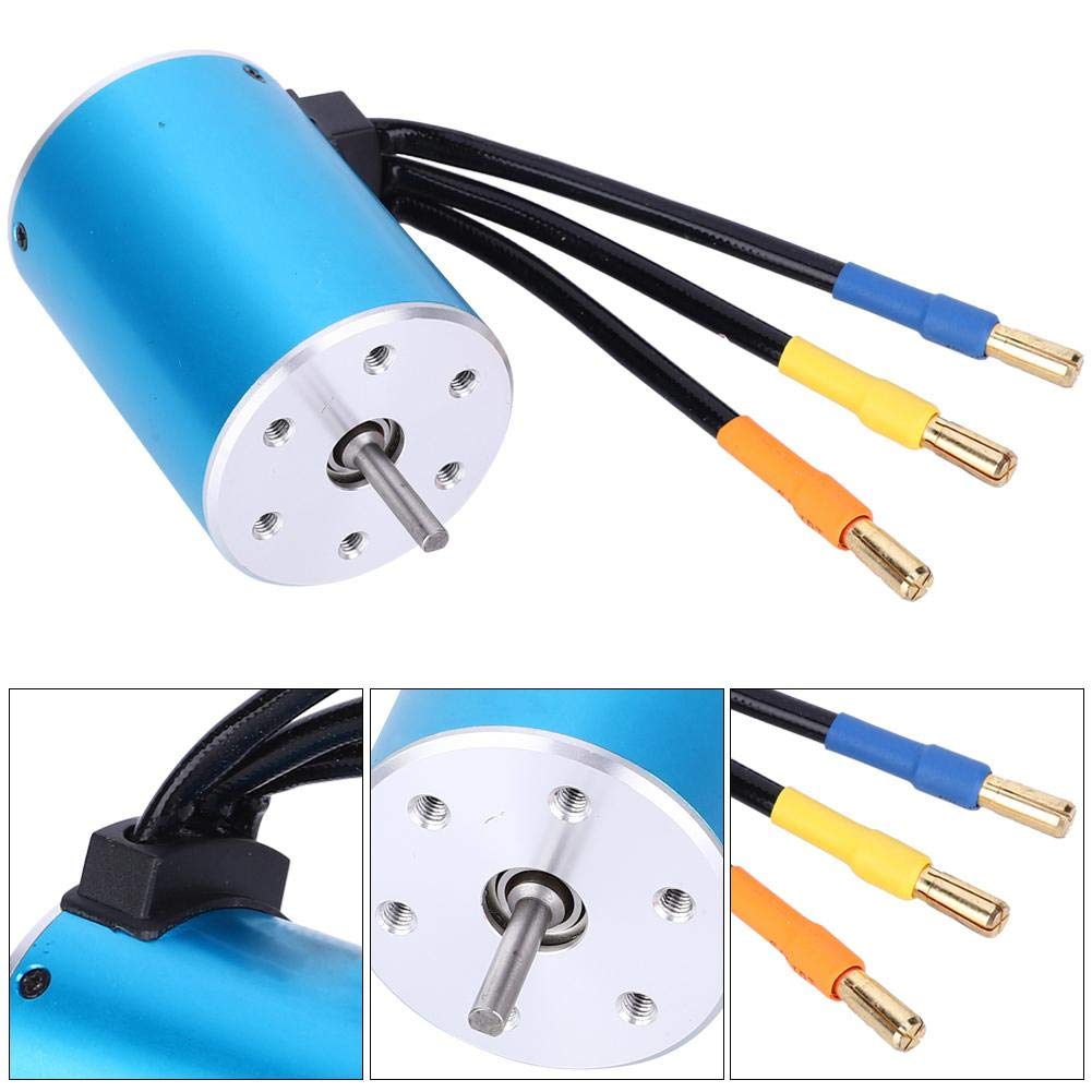 3650/2800kv Brushless Motor Brushless Motor Replacement Spare Parts Fit for 1/10 RC Car