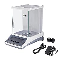 Vista 5 de U.S. Solid Balanza analítica de 3.88 oz x 0.00 oz, báscula de precisión de laboratorio de 0.1 mg, RS232, densidad y pesaje dinámico, pesaje