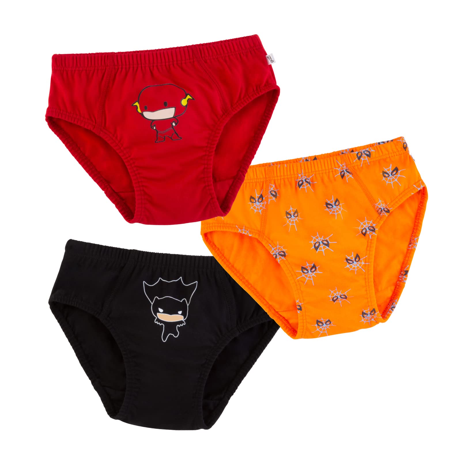 YouGotPlanB 100% Cotton Underwear Set for Boys | 100% Cotton | Breathable & Strechable | Soft Elastic | Antibacterial & Antimicrobial