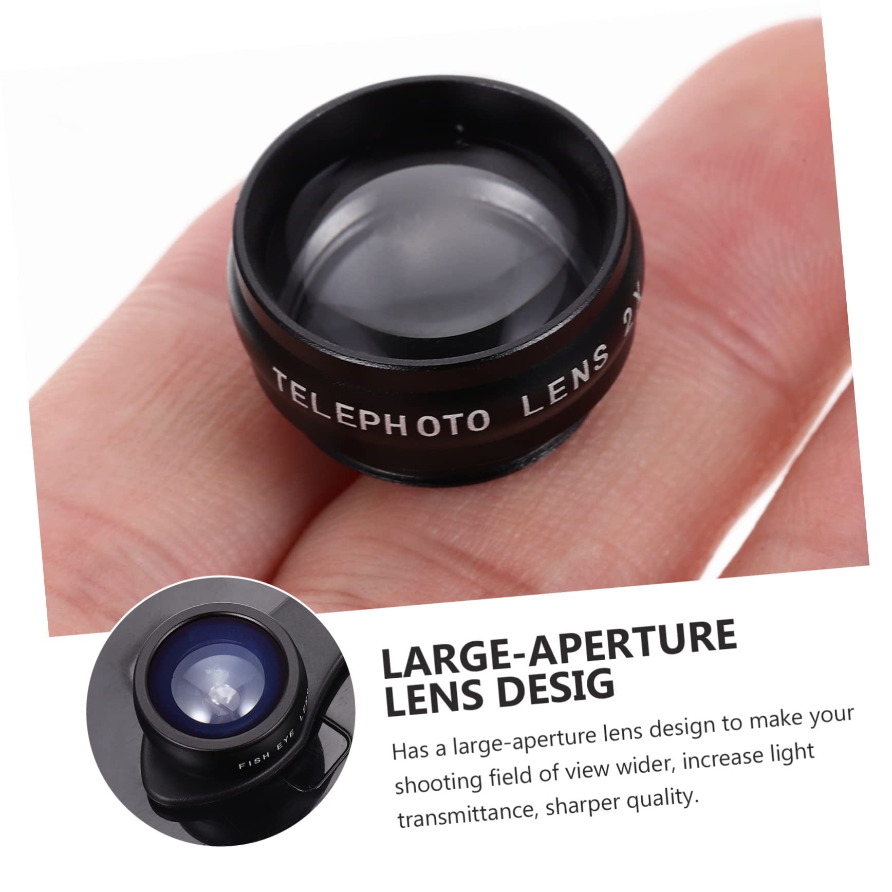 SHINEOFI Macro Per Telefono Clip Obiettivi Per Fotocamera Del Telefono Design Ad Apertura Per Migliorare Riprese Materiali in Lega Alluminio e Vetro Antigrasso
