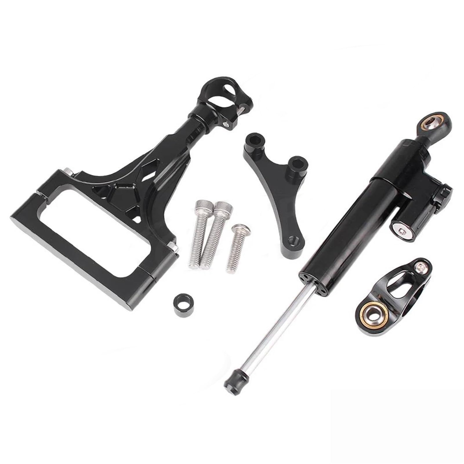 Moto Ammortizzatore Di Sterzo Stabilizzatore Controllo Sicurezza W/Staffa Per Kawasaki Z1000 Z750 2003 2004 2005 2006 2007 2008 2009