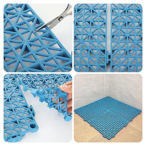 FengWu Almofada de Piso Intertravada de 12 Pacotes, Tapetes de Azulejos de Borracha de 12 