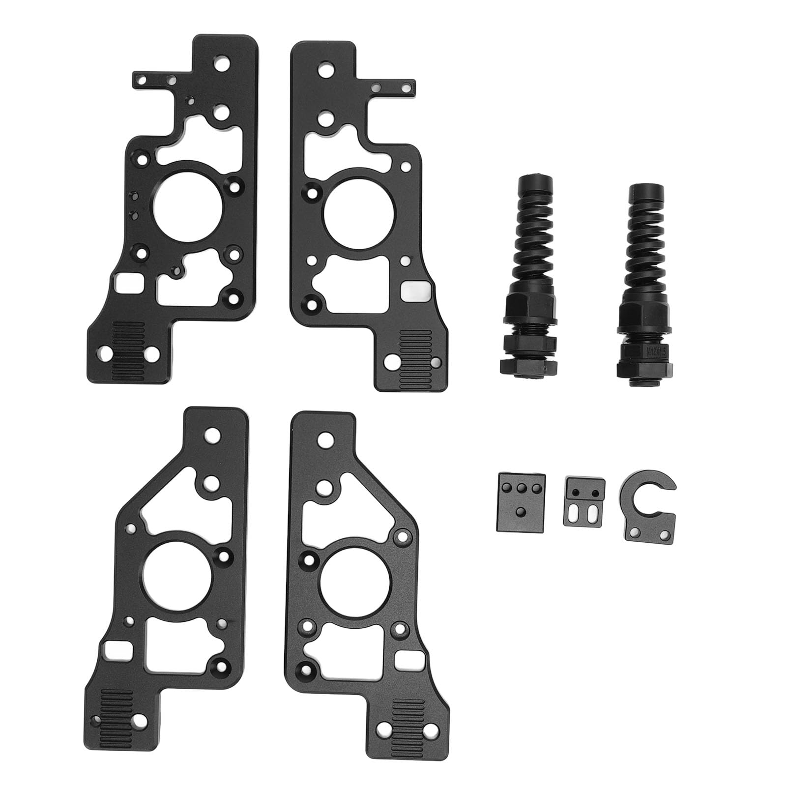Kit de montage de moteur AB anti-vibration en aluminium CNC pour pièces d'imprimante