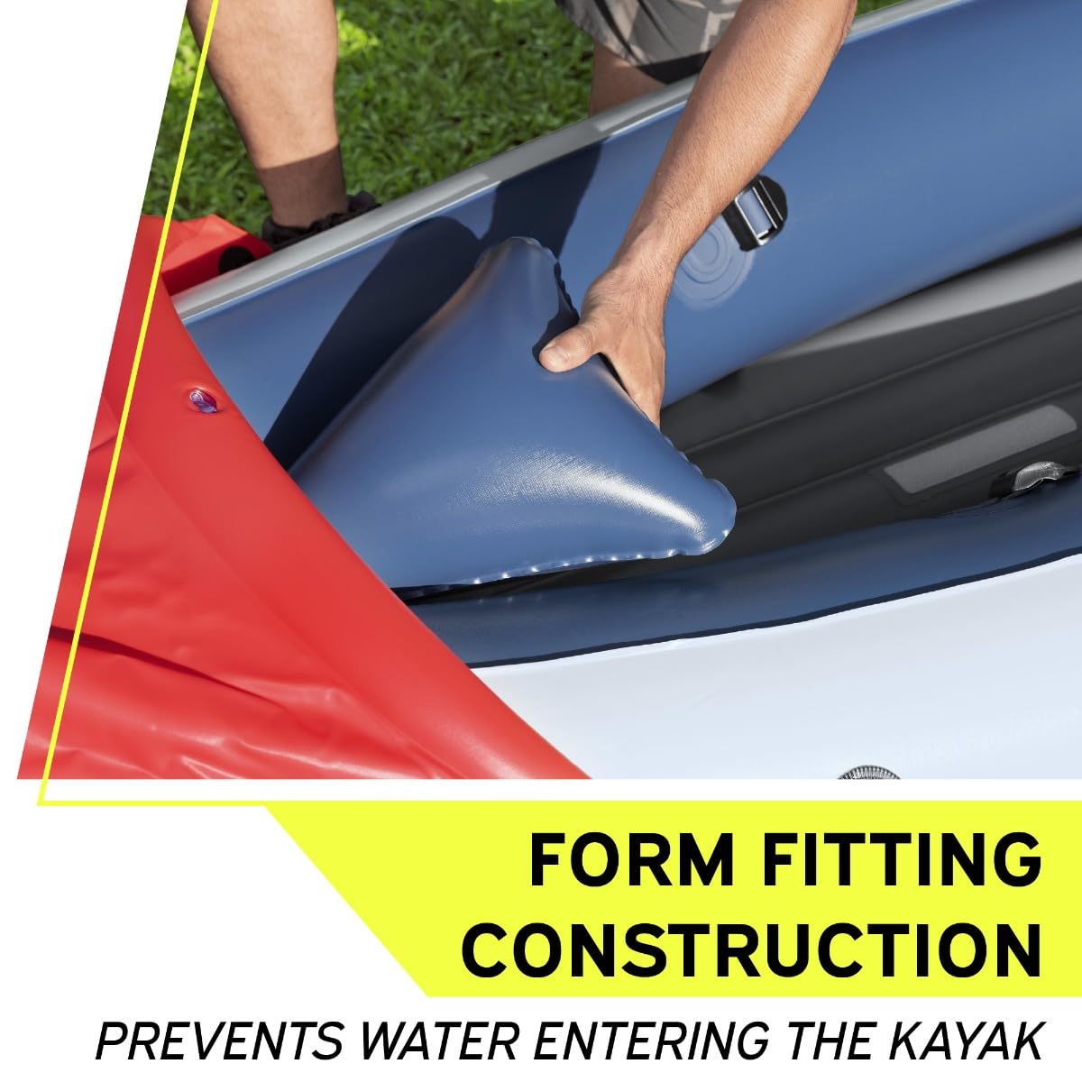 Bestway Hydro-Force 3 Person Inflatable Kayak Set with Aluminium Oars