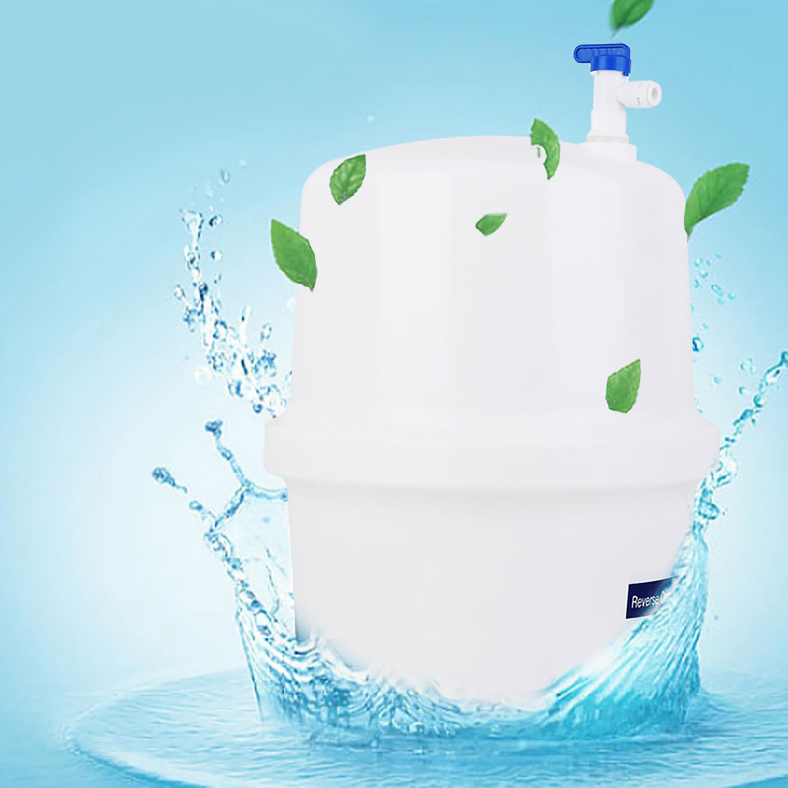 Druckstuhlspeicherung 3,2 Gallonen für Umgekehrte Osmose-Systeme, 2-Punkt Ventilschnittstelle, 50 MPSI Arbeitsdruck, RO-Wasserspeicherung