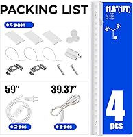 Vista 9 de Barrina T5 Grow Lights for Indoor Plants, 5000K Full Spectrum, 1FT LED Growing Lamp, Plant Light Strip, for Seed Starting, Vegetables, Plug and White