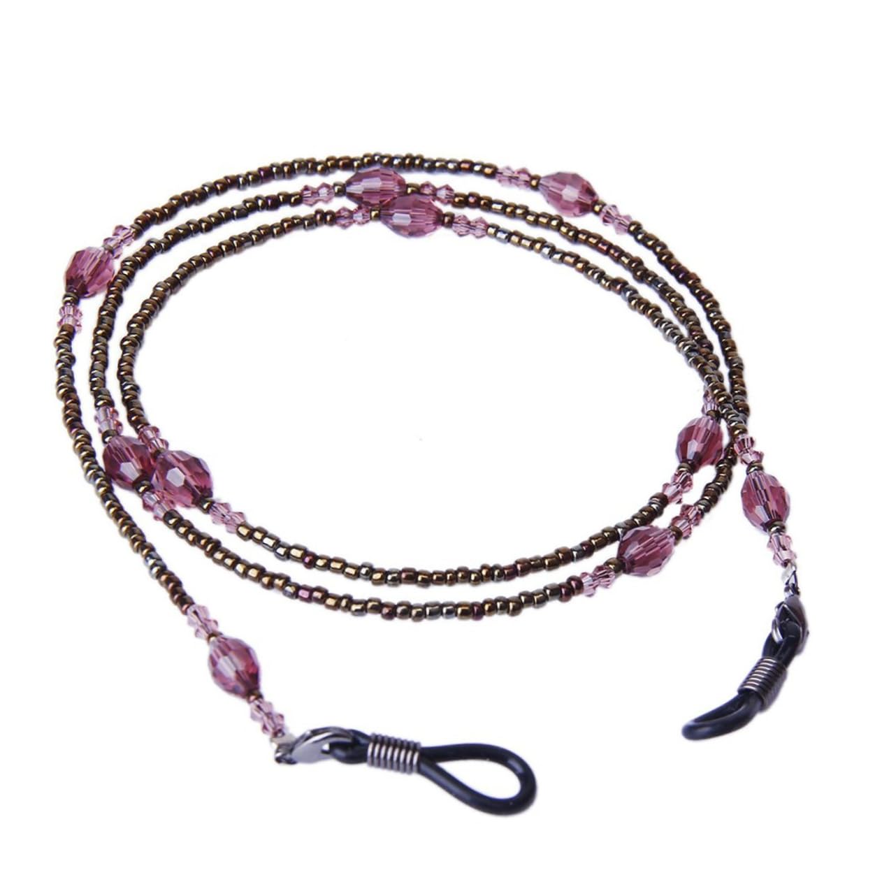 LIFKOME Lot De 2 Chaînes De Lunettes Élégantes Style Avec Perles Réglables En Métal Largeur Du Cordon 2 Mm 70 Cm Bijoux Tendance Pour Femmes