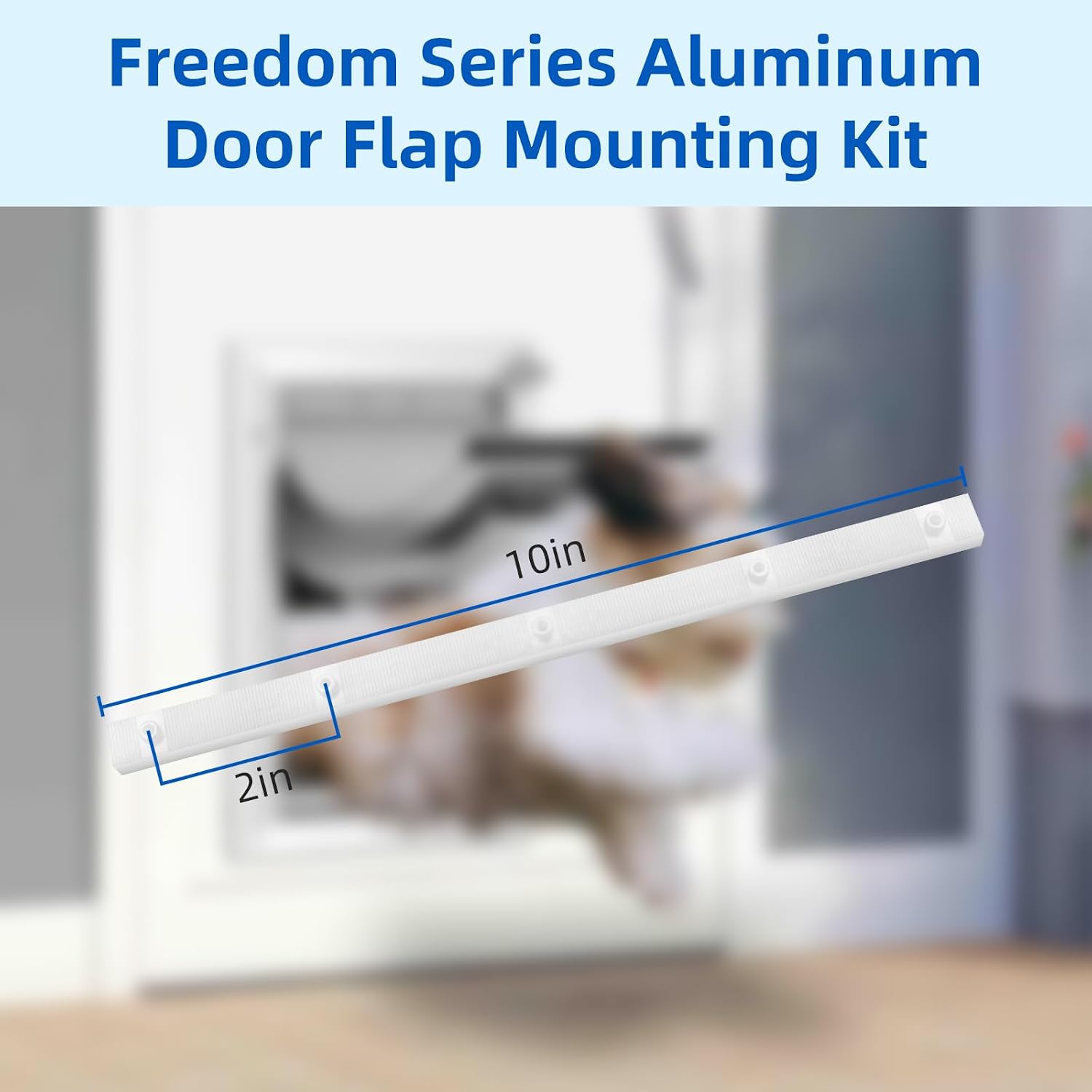 Pet Door Flap Bracket for PetSafe, Dog Door Replacement Flap Bracket Compatible with PetSafe Freedom Series Large Aluminum Dog and Cat Door - Pet Door Replacement Parts