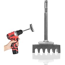 Square Hole Cutter for Electrical Box, Manganese Steel Rectangle Slot Cutter for Electric Hammer, Fast Wall Square Hole Puncher for Square Drive 1