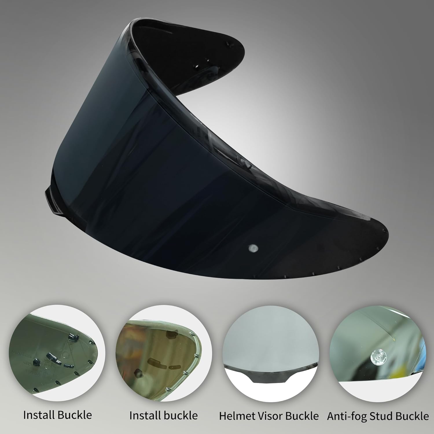 RF1400 X15 Helmet Visor Compatible with RF-1400, CWR-2, X15, Z8, X-SPR PRO