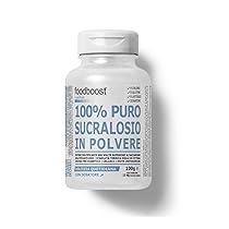 foodboost – Sucralosio 100g 1 barattolo – dolcificante 100% naturale – 600 volte più dolce dello zucchero – Ø calorie ok diabete e chetogenica – Ø lattosio glutine