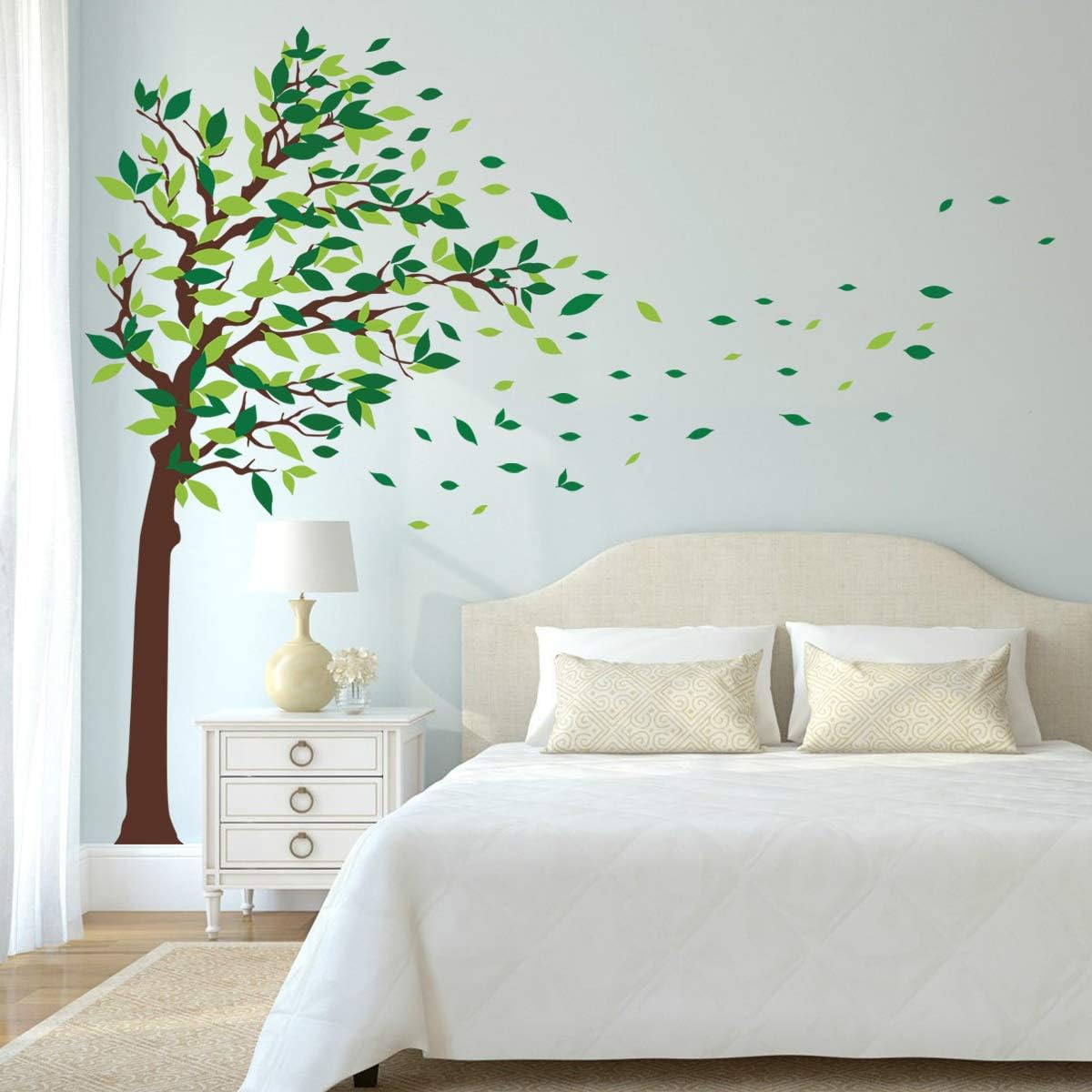 Amazon.com: RW-2196 Giant Green Tree Wall Decals Large Tree Branches ...