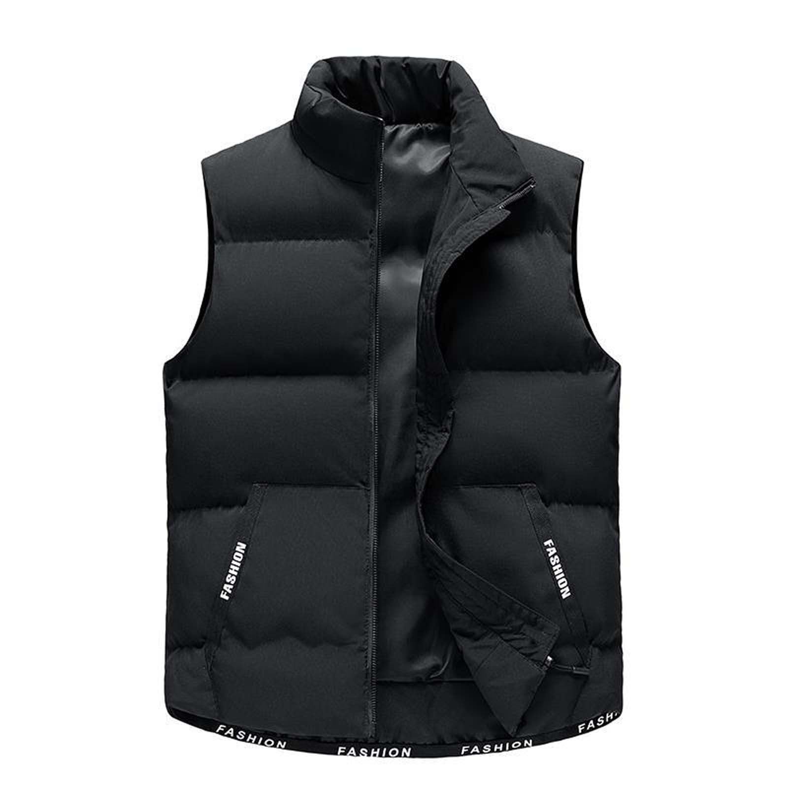 Genérico Chaleco ligero acolchado para hombre,Abrigo Sin Mangas Talla Grande calentador de bodywarmer chaqueta térmica correr informal invierno softshell Al Aire Libre Ocio
