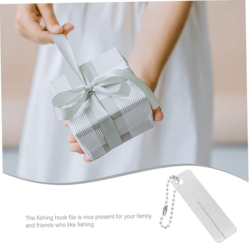 Miniatura 3 de CORHAD 4 unids afilador de cuchillos de piedra afilador de diamantes herramienta de molienda de anzuelo de pesca suministro de pesca mini