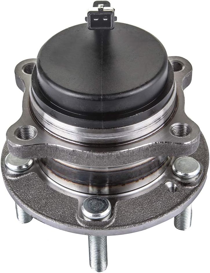 512326 FWD Rear Wheel Bearing and Hub Assembly For 2007-2016 For Hyundai Santa Fe 2013-2016 For Hyundai Santa Fe XL 2007-2012 For Hyundai Veracruz 5-Lug with Wheel Speed Sensor 1 Pack