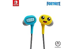 PowerA Wired Earbuds for Nintendo Switch – Fortnite Peely, 3.5mm, Wired, Officially...