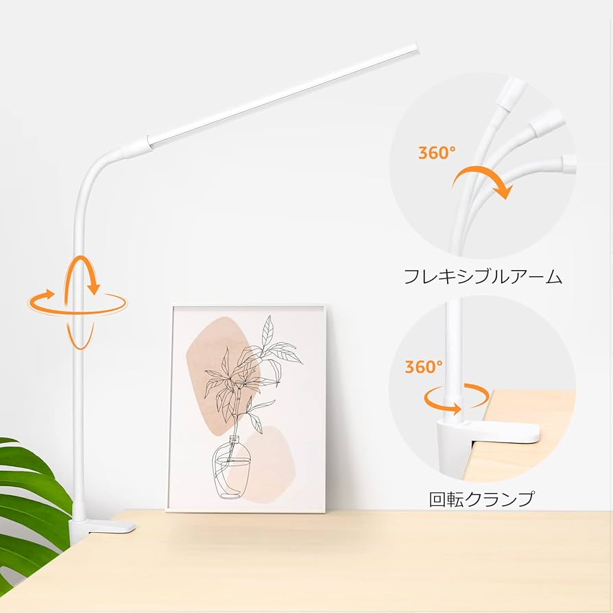 K・エコライト（クランプタイプ）EC0-027-002チラツキなし目に優しい照明 K・エコライト（クランプタイプ）EC0-027-002チラツキなし目に