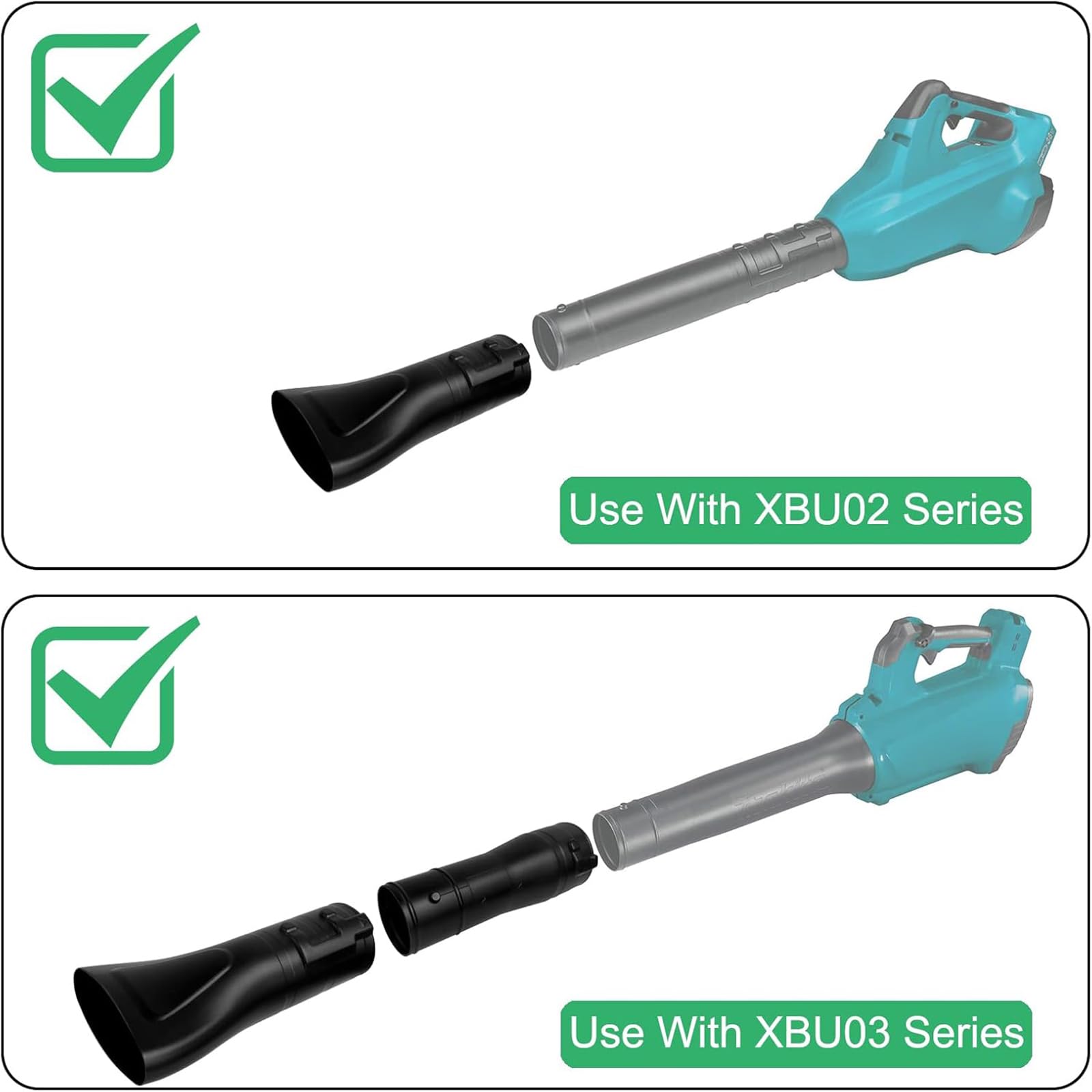 191B21-6 191L13-5 Tubo adattatore 197889-6 Ugello a estremità piatta per soffiatore cordless senza spazzole XBU02Z 36V XBU03-18V