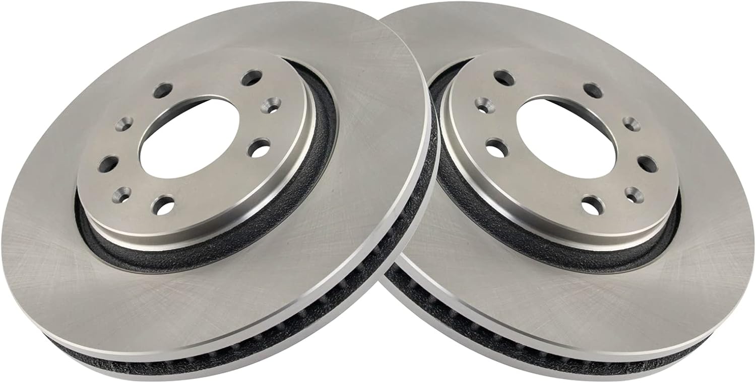 TRQ Front Brake Rotors Set for Cadillac CTS Seville STS